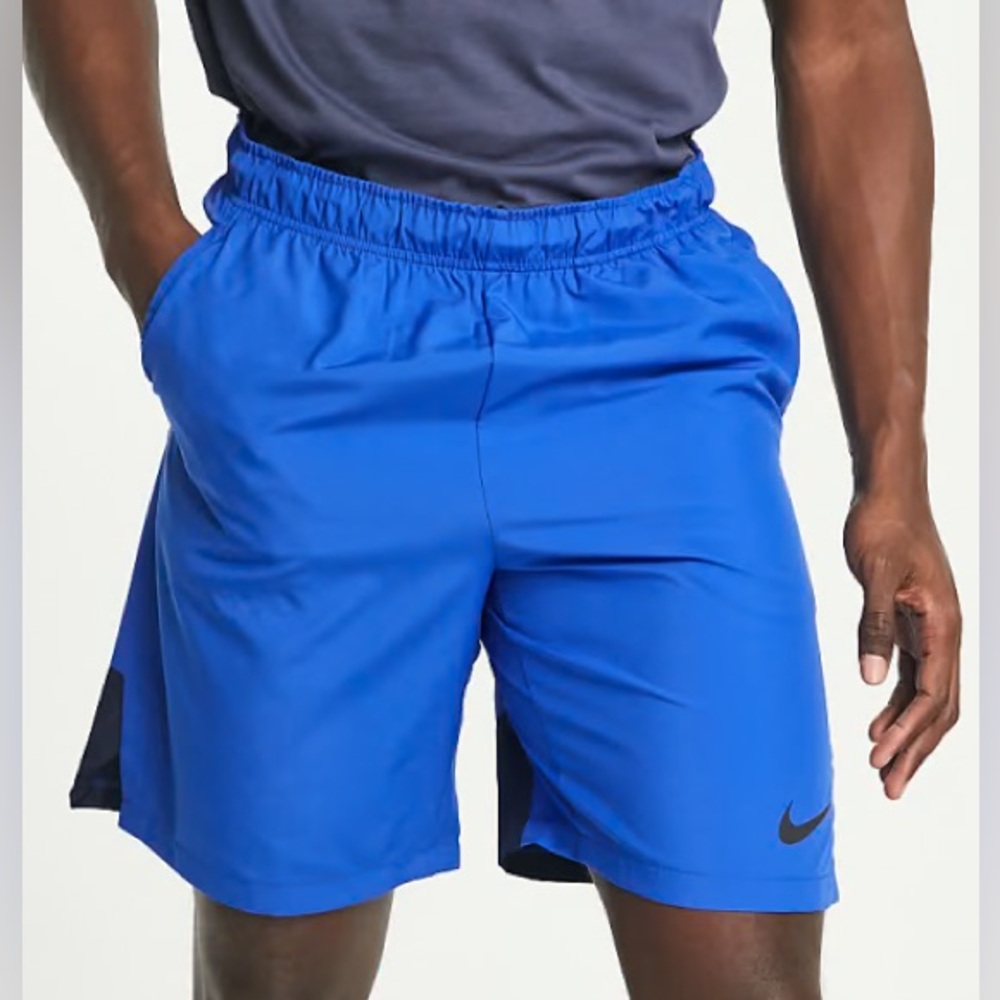 Nike Dri-FIT Men’s Blue Athletic Shorts Size Small Running Training Gym